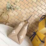 Louis Vuitton LV Women Grand Palais Tote Bag Dove Monogram Embossed Grained Cowhide - Image 7