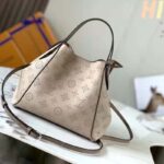 Louis Vuitton LV Women Hina PM Bucket Bag Gray Mahina Perforated Calf - Bild 5