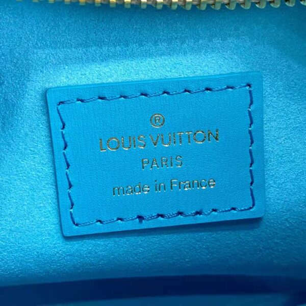 Louis Vuitton LV Women Loop Ecru Blue Since 1854 Jacquard Textile Cowhide Leather (9)