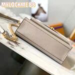 Louis Vuitton LV Women Mylockme Chain Bag Beige Soft Grained Calfskin Turn Lock - Image 6