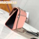 Louis Vuitton LV Women Mylockme Chain Bag Chataigne Brown Soft Grained Calfskin - immagine 4