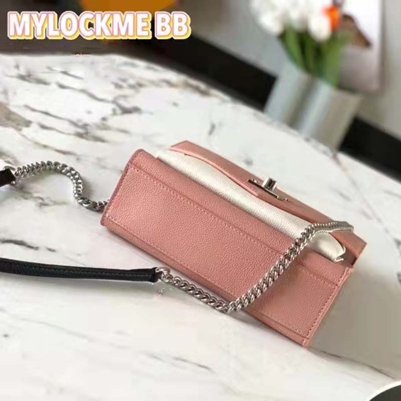 Louis Vuitton MyLockMe Chain Bag (Chataigne), Luxury, Bags & Wallets on  Carousell