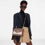 Louis Vuitton LV Women Mylockme Chain Bag Smokey Brown Soft Grained Calfskin - Image 12