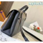 Louis Vuitton LV Women Mylockme Chain Bag Smokey Brown Soft Grained Calfskin - Image 5