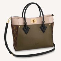 Louis Vuitton LV Women On My Side MM Green Twist Calfskin Monogram Canvas (7)