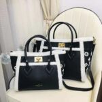 Louis Vuitton LV Women On My Side MM Handbag Black Shearling Grained Calf – Bild 5