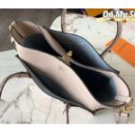 Louis Vuitton LV Women On My Side MM Tote Greige Calfskin Monogram Canvas - Image 7