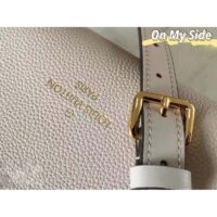 Louis Vuitton LV Women On My Side MM Tote Greige Calfskin Monogram Canvas (5)