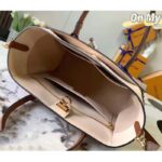 Louis Vuitton LV Women On My Side MM Tote Grey Twist Calfskin Monogram Nappa - Image 6