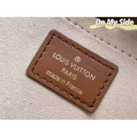 Louis Vuitton LV Women On My Side MM Tote Grey Twist Calfskin Monogram Nappa (9)