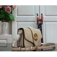 Louis Vuitton LV Women Pont 9 Handbag Cream Smooth Calfskin Cowhide Leather (4)