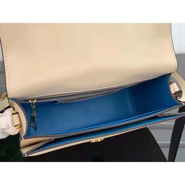 Louis Vuitton LV Women Pont 9 Handbag Cream Smooth Calfskin Cowhide Leather (5)