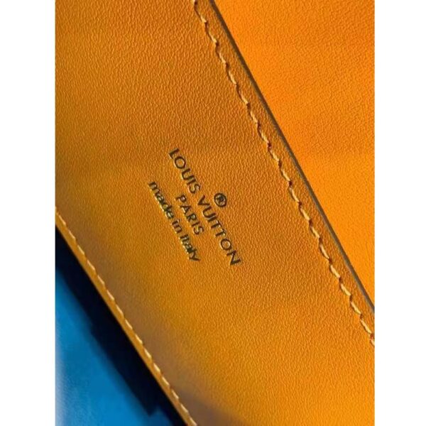 Louis Vuitton LV Women Pont 9 Soft PM Handbag Yellow Grained Calfskin Cowhide (1)