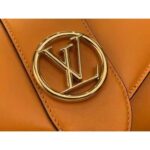 Louis Vuitton LV Women Pont 9 Soft PM Handbag Yellow Grained Calfskin Cowhide - Imagen 7