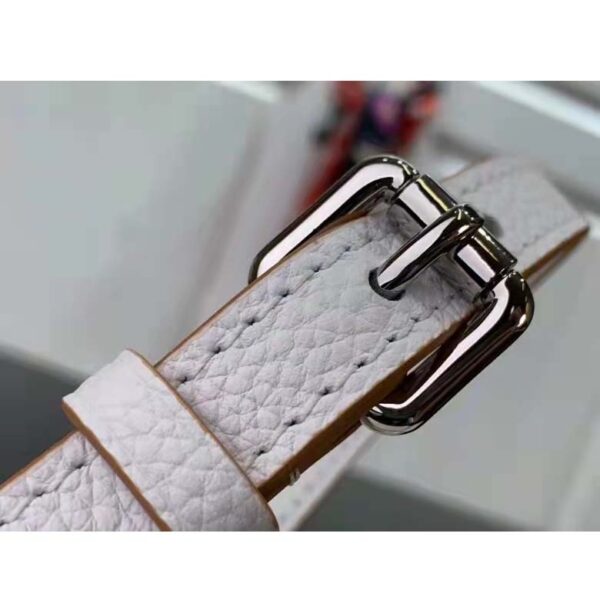 Louis Vuitton LV Women Scala Mini Pouch Gris Souris Mahina Perforated Calf Leather (3)