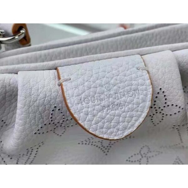Louis Vuitton LV Women Scala Mini Pouch Gris Souris Mahina Perforated Calf Leather (8)