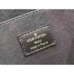 Louis Vuitton LV Women Since 1854 Dauphine MM Handbag Black Monogram Flowers Cowhide - Image 10