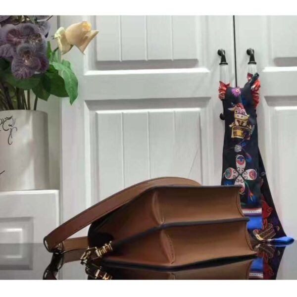 Louis Vuitton LV Women Since 1854 Dauphine Mini Handbag Monogram Flowers Cowhide (10)