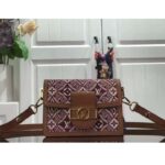 Louis Vuitton LV Women Since 1854 Dauphine Mini Handbag Monogram Flowers Cowhide - Image 2