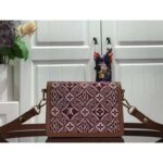Louis Vuitton LV Women Since 1854 Dauphine Mini Handbag Monogram Flowers Cowhide - Image 4