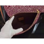 Louis Vuitton LV Women Since 1854 Neverfull MM Tote Red Monogram Flowers Canvas - Imagen 10