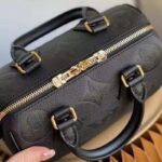 Louis Vuitton LV Women Speedy Bandoulière 20 Black Embossed Grained Cowhide Leather - Image 7