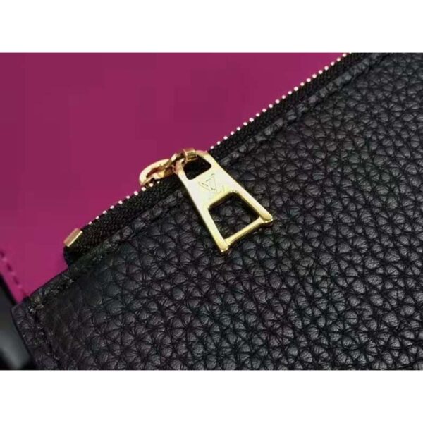 Louis Vuitton LV Women Twist One Handle BB Handbag Black Taurillon Cowhide (10)