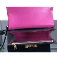 Louis Vuitton LV Women Twist One Handle BB Handbag Black Taurillon Cowhide (8)