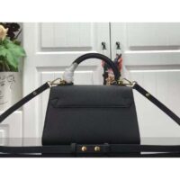 Louis Vuitton LV Women Twist One Handle BB Handbag Black Taurillon Cowhide (8)