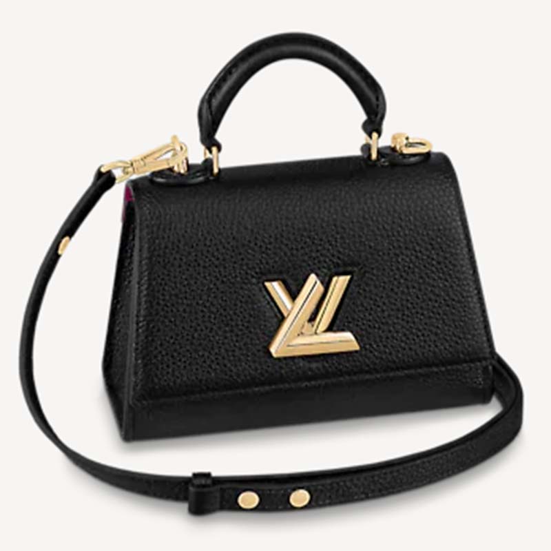 LOUIS VUITTON Taurillon Twist One Handle BB Dragon Fruit | FASHIONPHILE