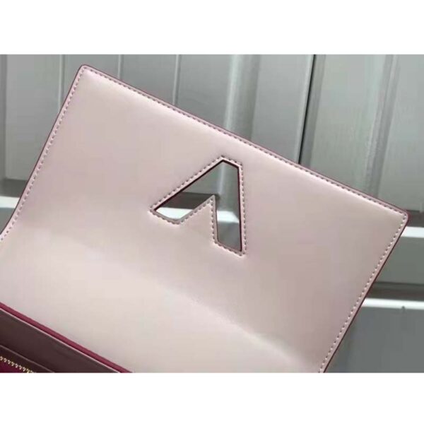 Louis Vuitton LV Women Twist One Handle BB Handbag Dragon Fruit Pink Taurillon (12)