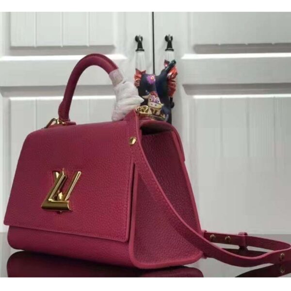 Louis Vuitton LV Women Twist One Handle BB Handbag Dragon Fruit Pink Taurillon (3)