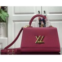 Louis Vuitton LV Women Twist One Handle BB Handbag Dragon Fruit Pink Taurillon (5)