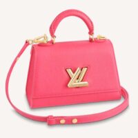 Louis Vuitton LV Women Twist One Handle BB Handbag Dragon Fruit Pink Taurillon (5)