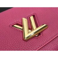 Louis Vuitton LV Women Twist One Handle BB Handbag Dragon Fruit Pink Taurillon (5)