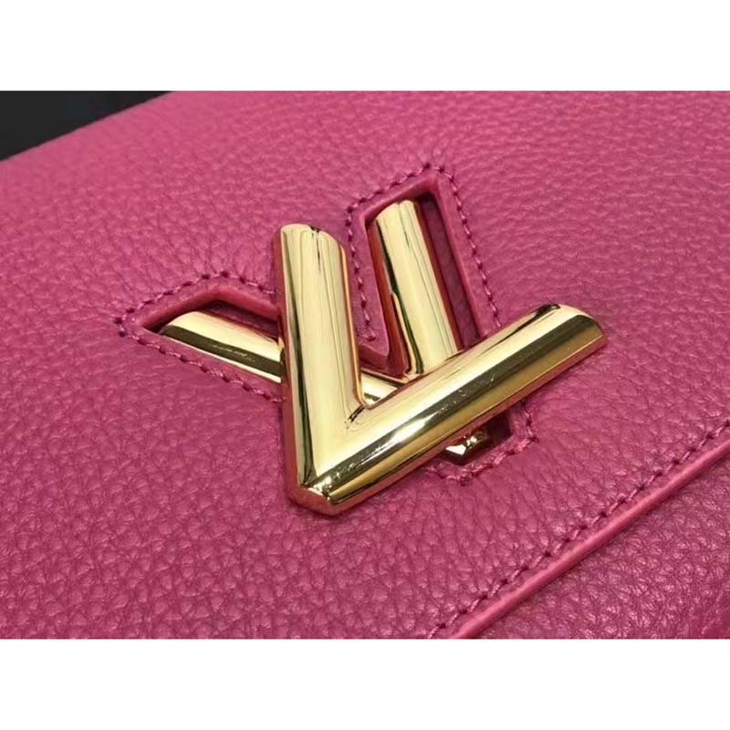 LOUIS VUITTON Taurillon Twist One Handle BB Dragon Fruit 1202083