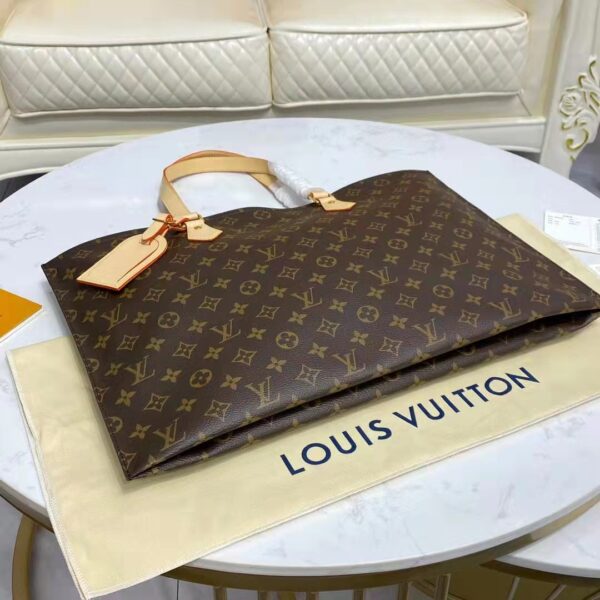 Louis Vuitton Unisex All-In MM Travel Bag Brown Monogram Coated Canvas (10)
