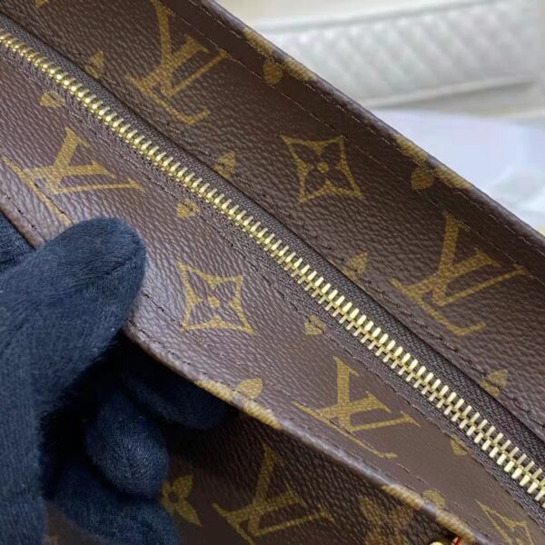 Louis Vuitton Unisex All-In MM Travel Bag Brown Monogram Coated Canvas (15)