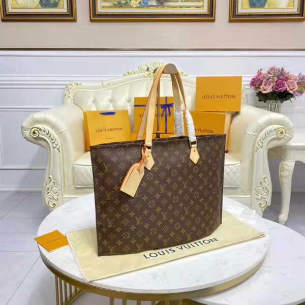 Louis Vuitton Unisex All-In MM Travel Bag Brown Monogram Coated Canvas (8)