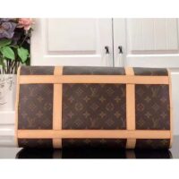 Louis Vuitton Unisex Dog Bag Carrier Brown Monogram Coated Canvas Cowhide Leather (2)