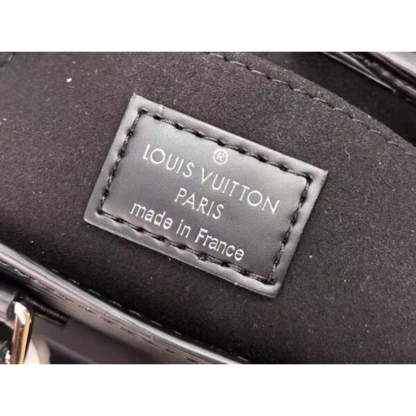 Louis Vuitton Unisex Petit Sac Plat Black Epi Cowhide Leather (4)