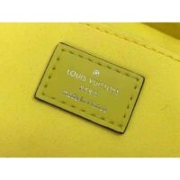 Louis Vuitton Unisex Petit Sac Plat Yellow Epi Embossed Supple Grained Cowhide (10)