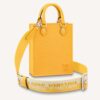Louis Vuitton Unisex Petit Sac Plat Yellow Epi Embossed Supple Grained Cowhide