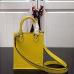 Louis Vuitton Unisex Petit Sac Plat Yellow Epi Embossed Supple Grained Cowhide - Bild 3