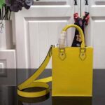 Louis Vuitton Unisex Petit Sac Plat Yellow Epi Embossed Supple Grained Cowhide - Bild 2