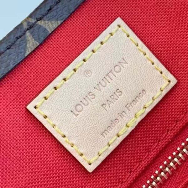 Louis Vuitton Unisex Sac Plat BB Handbag Monogram Coated Canvas Textile Lining (10)