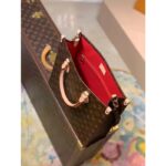 Louis Vuitton Unisex Sac Plat MM Handbag Monogram Coated Canvas Textile Lining - Image 4