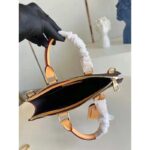 Louis Vuitton Unisex Sac Plat Messenger Bag Monogram Stripes Brown Coated Canvas Cowhide - immagine 7