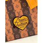 Louis Vuitton Unisex Sac Plat Messenger Bag Monogram Stripes Brown Coated Canvas Cowhide - immagine 6