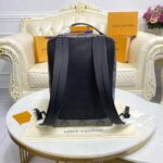 Louis Vuitton Unisex Utilitary Backpack Black Monogram Stripes Eclipse Coated Canvas – Image 7